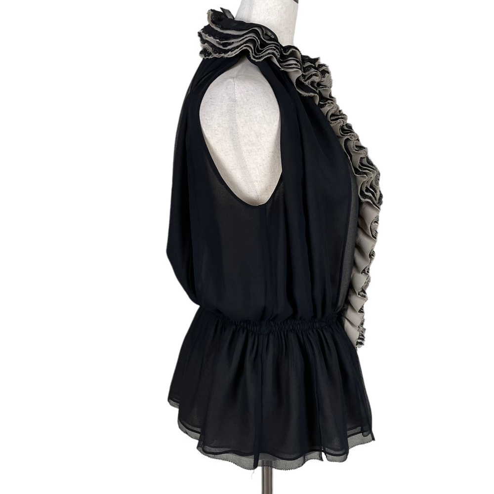 Robert Rodriguez for Target Sheer Ruffle Top - Picture 3 of 8